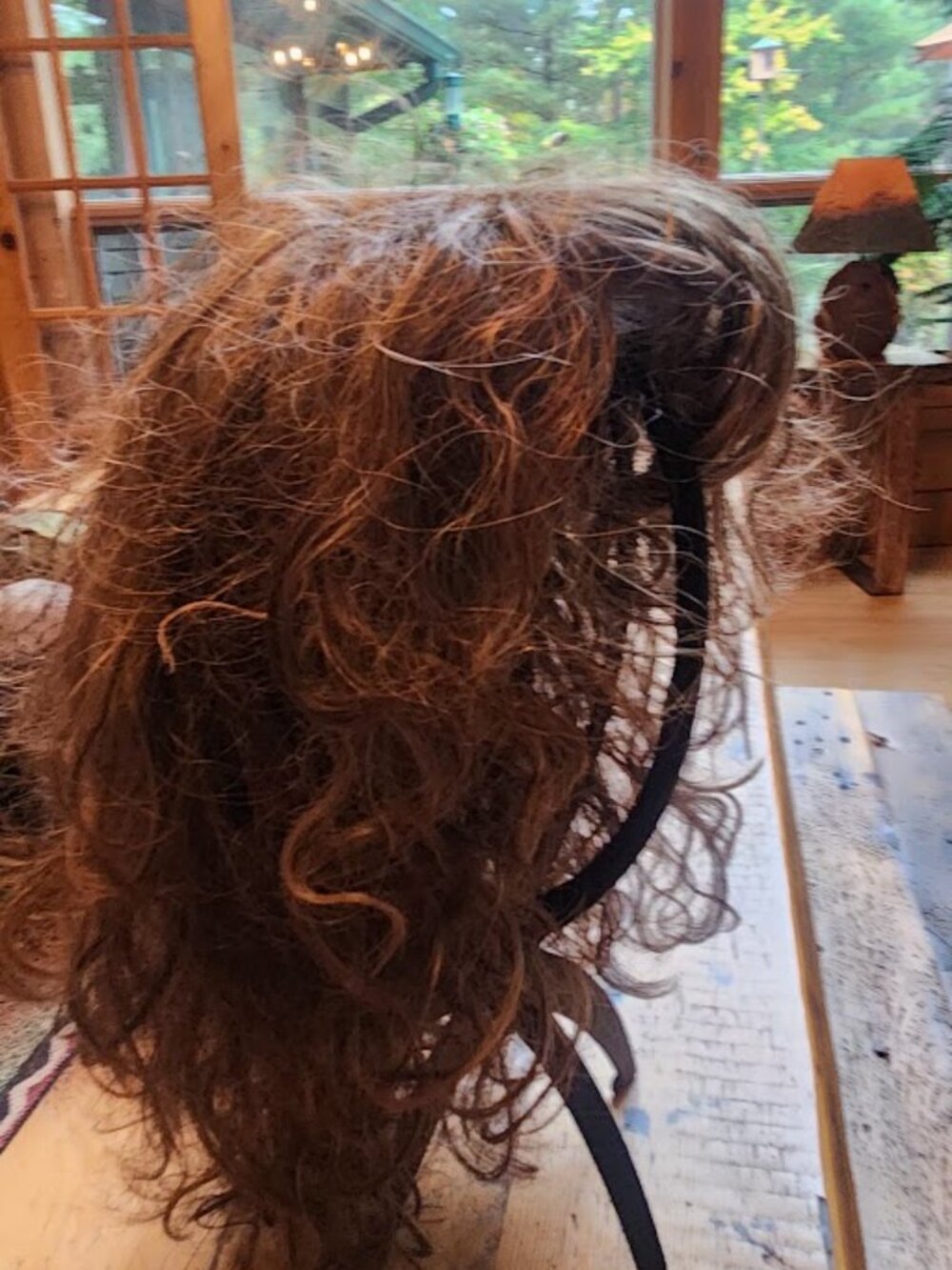 Ellen Wille Design Layered Curly Highlighted Wig Brown Blonde Mix - Picture 6 of 8